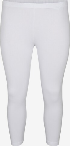 Zizzi Skinny Leggings in Weiß: predná strana