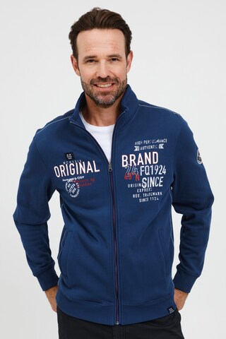 FQ1924 Zip-Up Hoodie 'LENNE' in Blue: front