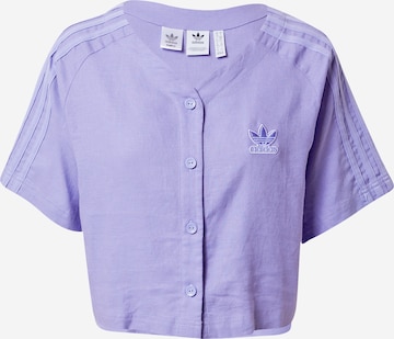 ADIDAS ORIGINALS Bluse in Lila: predná strana