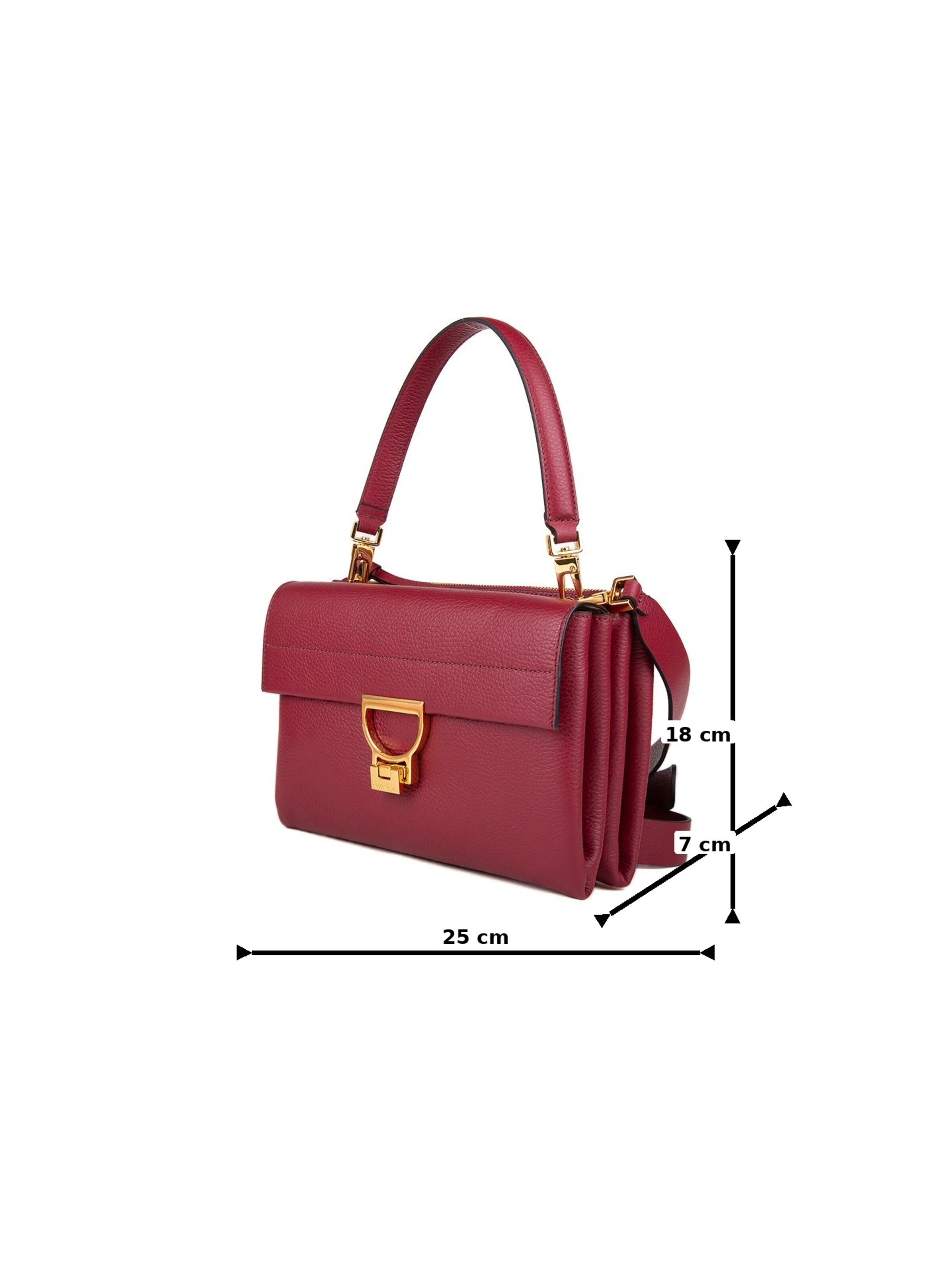 Coccinelle Schoudertas 'Leather shoulder bag Arlettis Coccinelle' in Rood