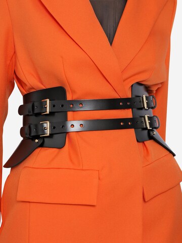 Haute Cuir - Cinturón 'Peplum Maia Corset Belt' en negro