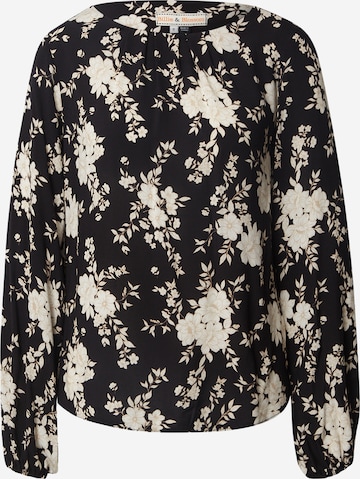 Dorothy Perkins Pluus 'Billie and Blossom', värv must: eest vaates