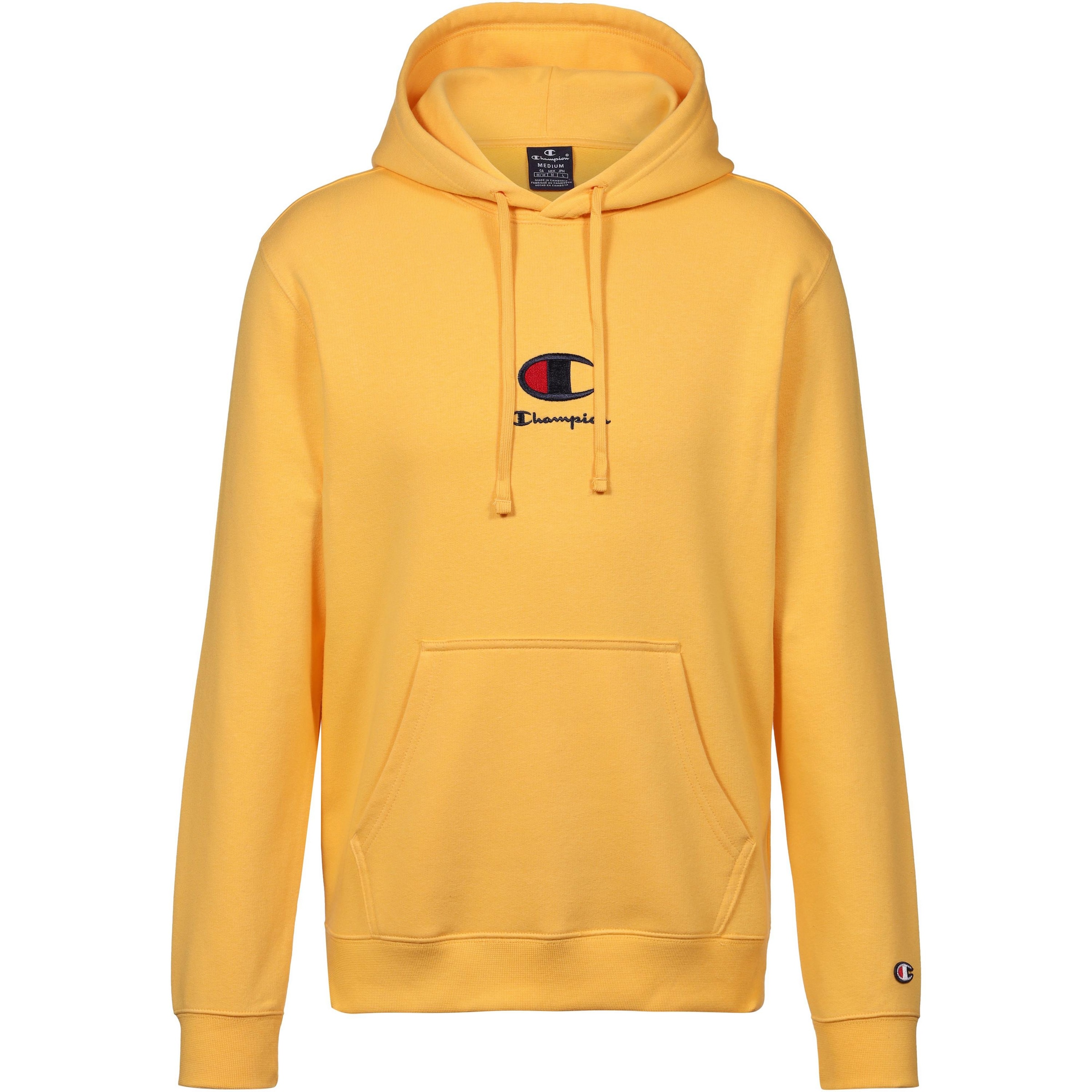 Dark yellow champion hoodie hot sale