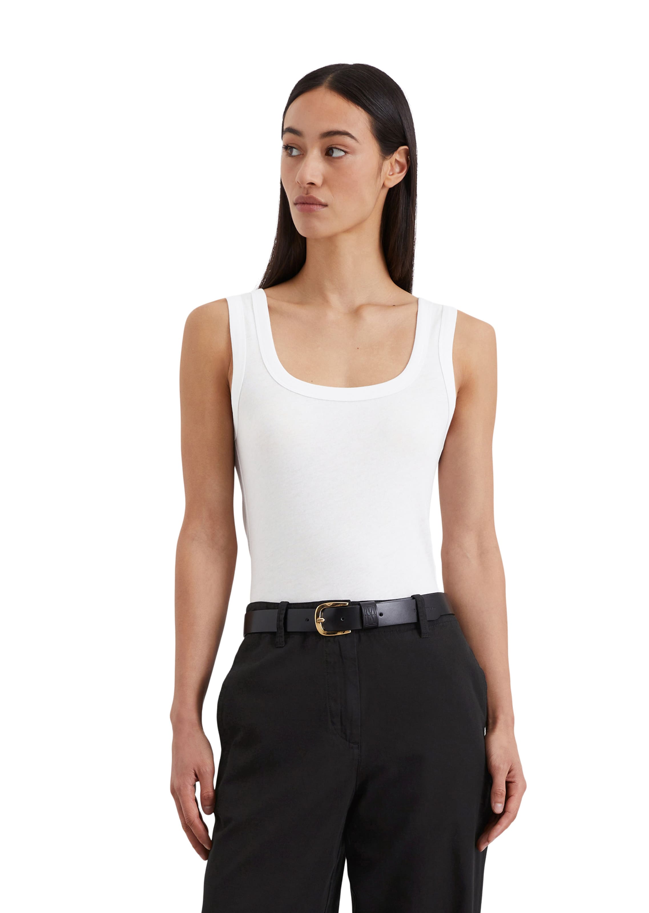 Marc O'Polo Top in Weiß: Vorderseite