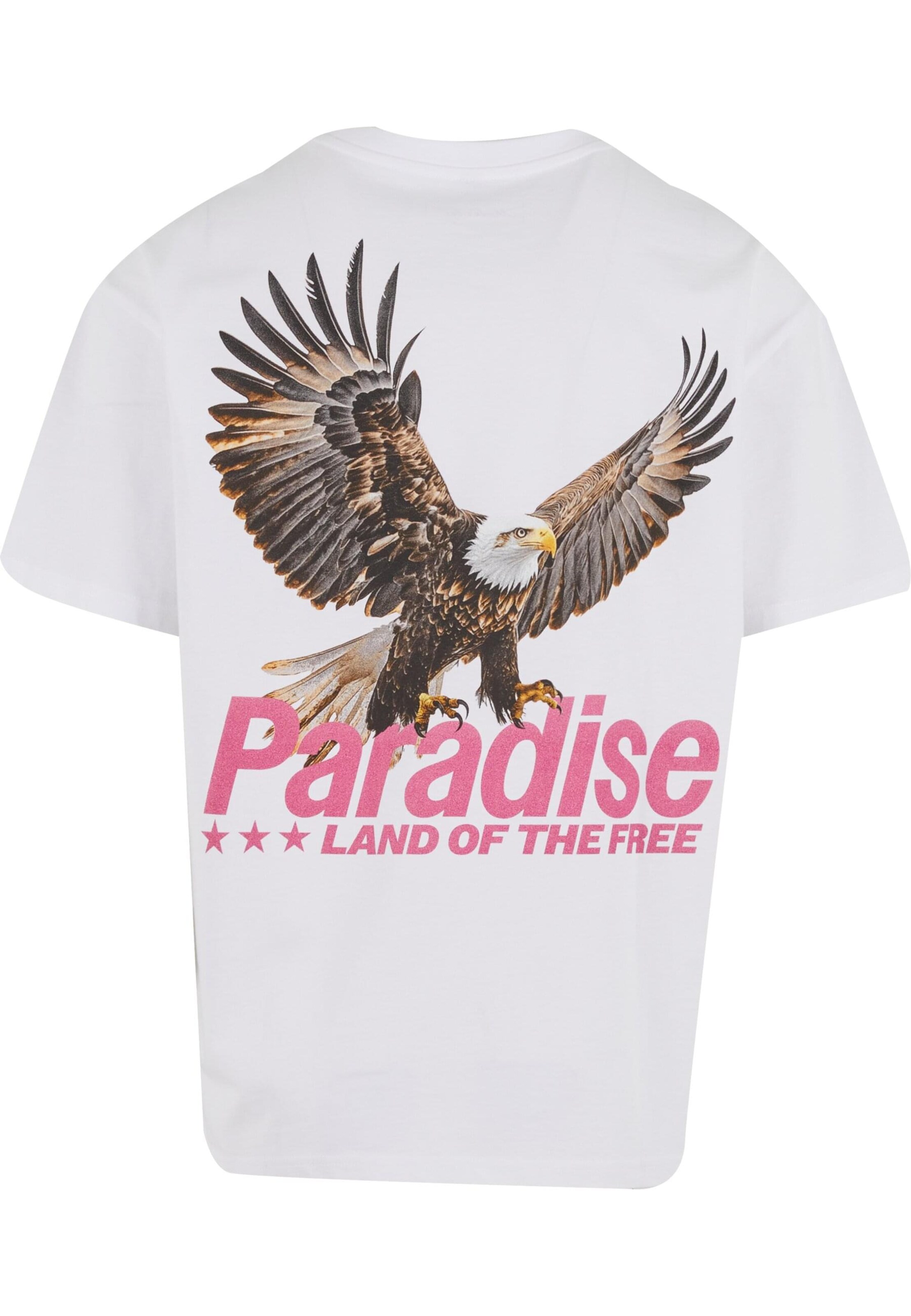 Maglietta 'Paradise Land' di Mister Tee in bianco