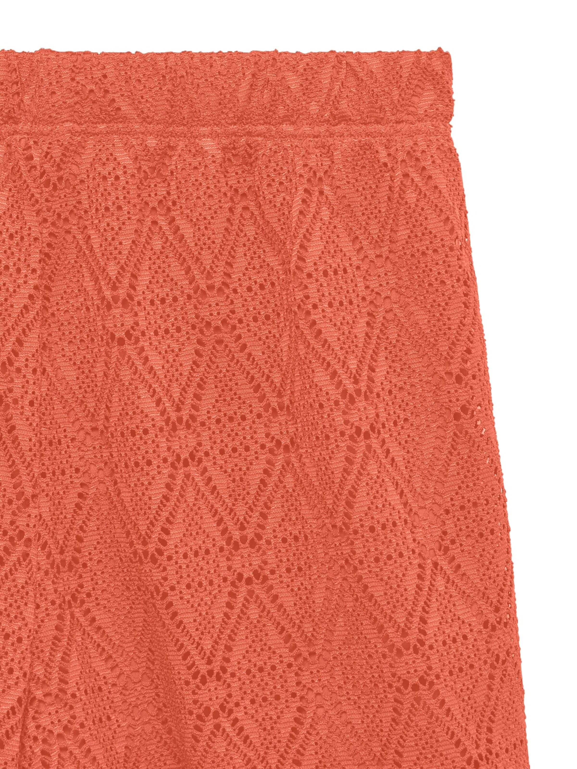 VERO MODA Baggy Broek in Oranje: voorkant