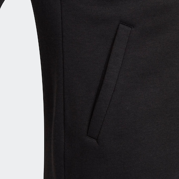 ADIDAS PERFORMANCE Athletic Zip-Up Hoodie in Black