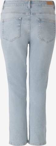 OUI Slim fit Jeans ' THE CROPPED' in Blue