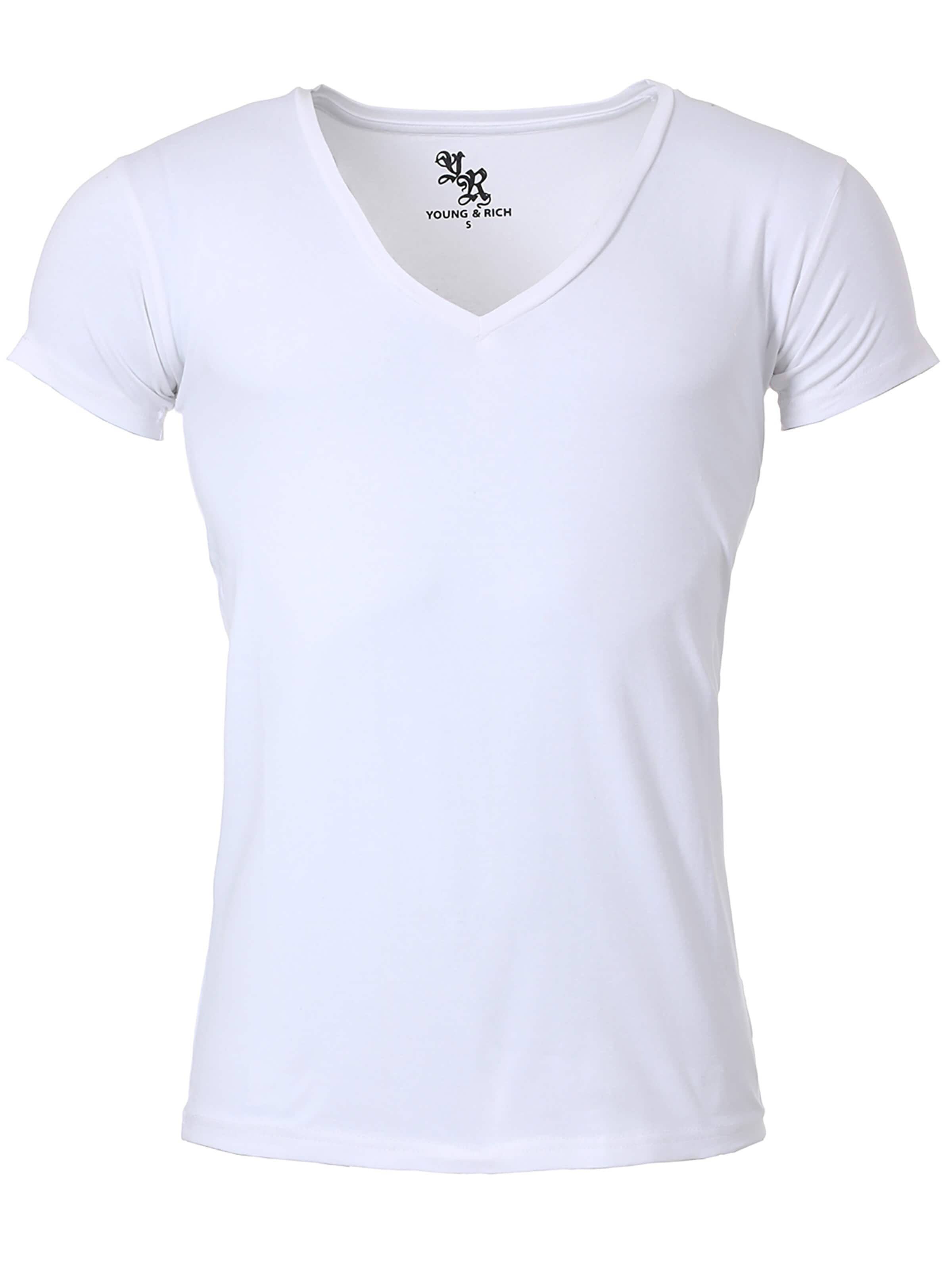 YOUNG & RICH Shirt in White: front
