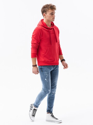 Ombre Sweatshirt 'B1351' in Rood