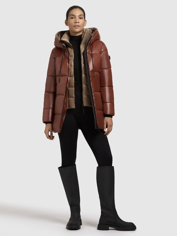 Manteau d’hiver ' Grana-YM ' khujo en marron