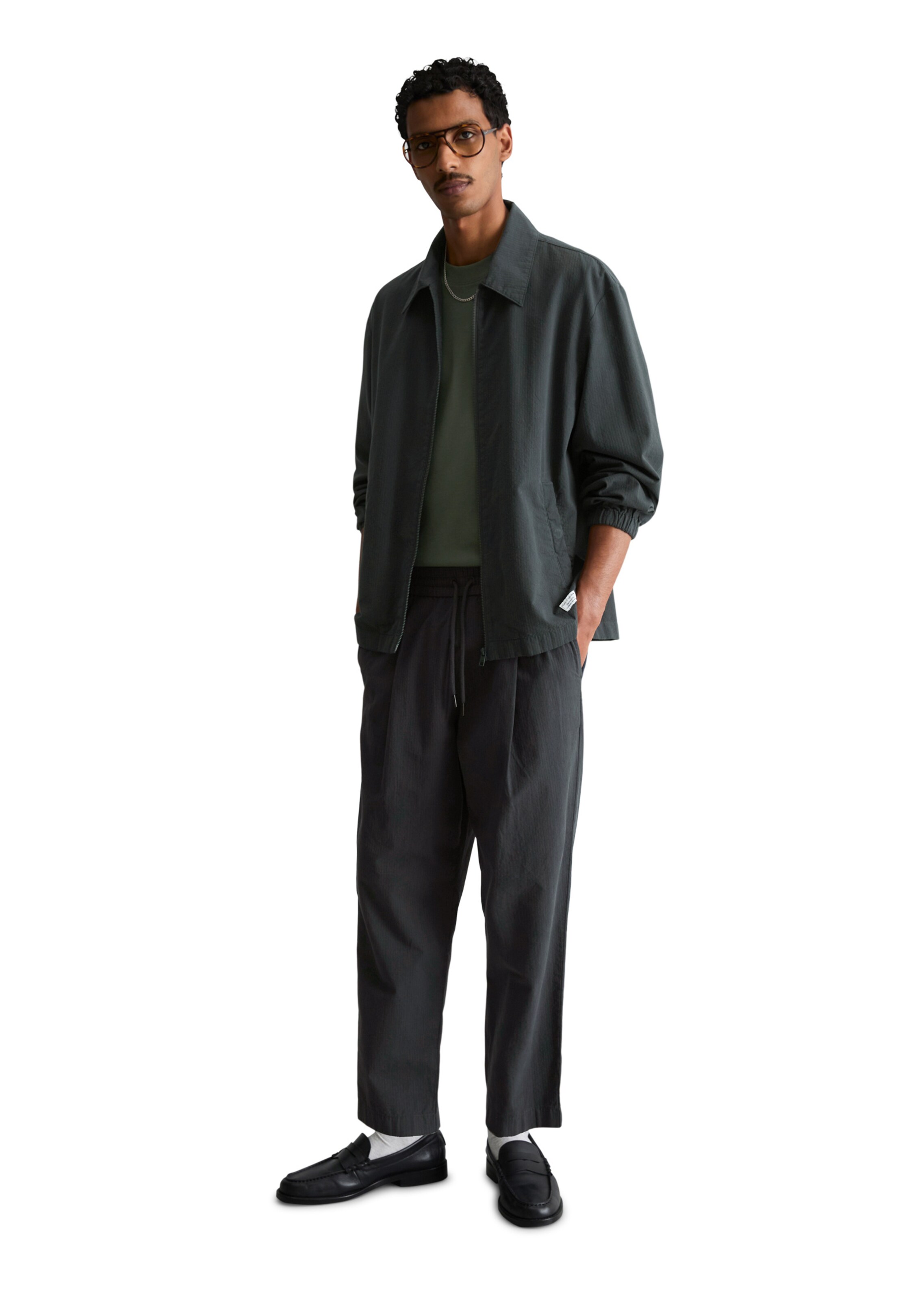 Marc O'Polo DENIM Tussenjas in Blauw