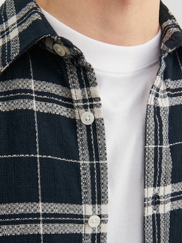 JACK & JONES Regular fit Overhemd 'James Berlin' in Zwart