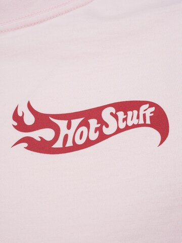 Tricou 'HOT STUFF' de la Magdeburg Los Angeles pe roz