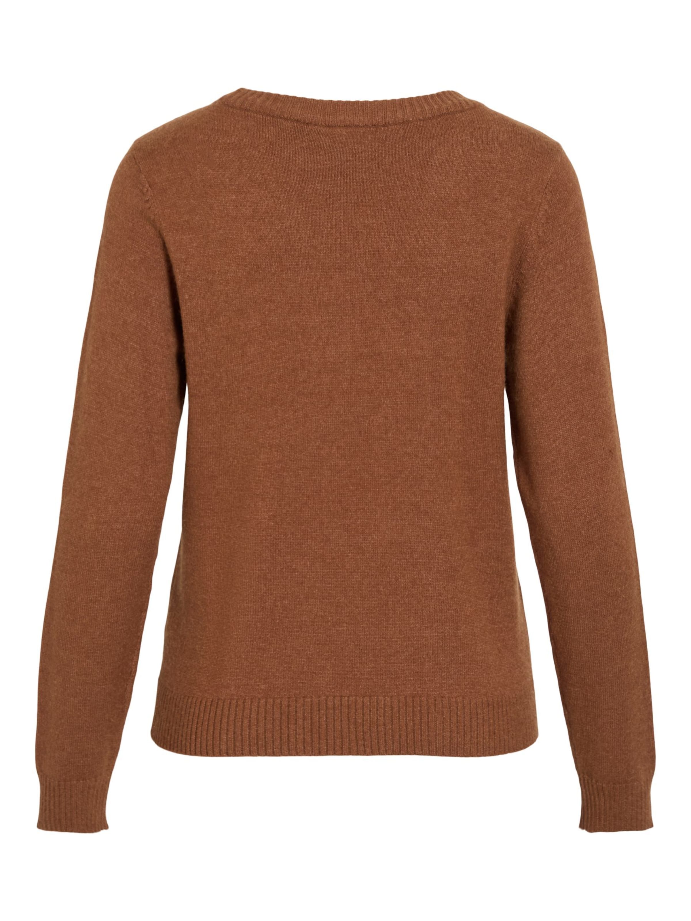 VILA Sweater in Brown
