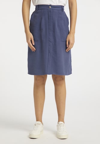 DreiMaster Vintage Skirt in Blue: front