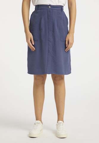 DreiMaster Vintage Rok in Blauw: voorkant