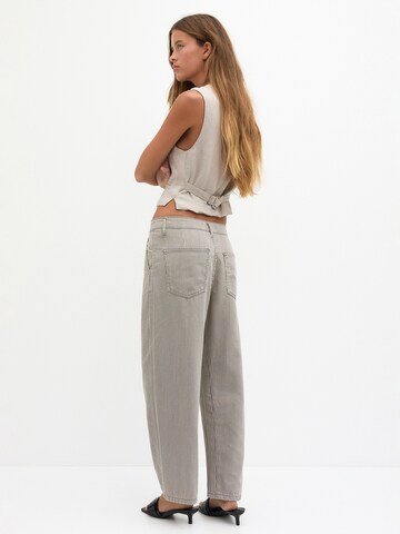 Loosefit Jean Pull&Bear en blanc