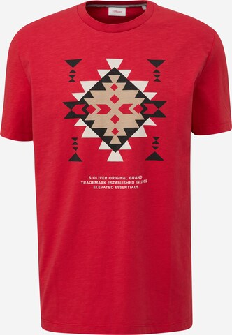 s.Oliver T-Shirt in Rot: predná strana