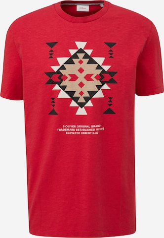 T-Shirt s.Oliver en rouge : devant