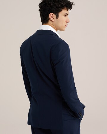 WE Fashion Slim fit Zakó - kék