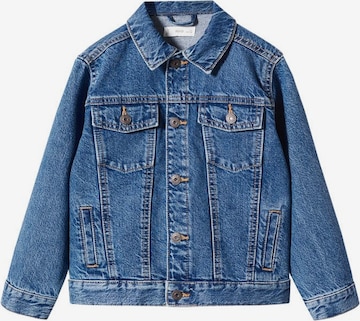 MANGO KIDS Tussenjas 'John' in Blauw: voorkant