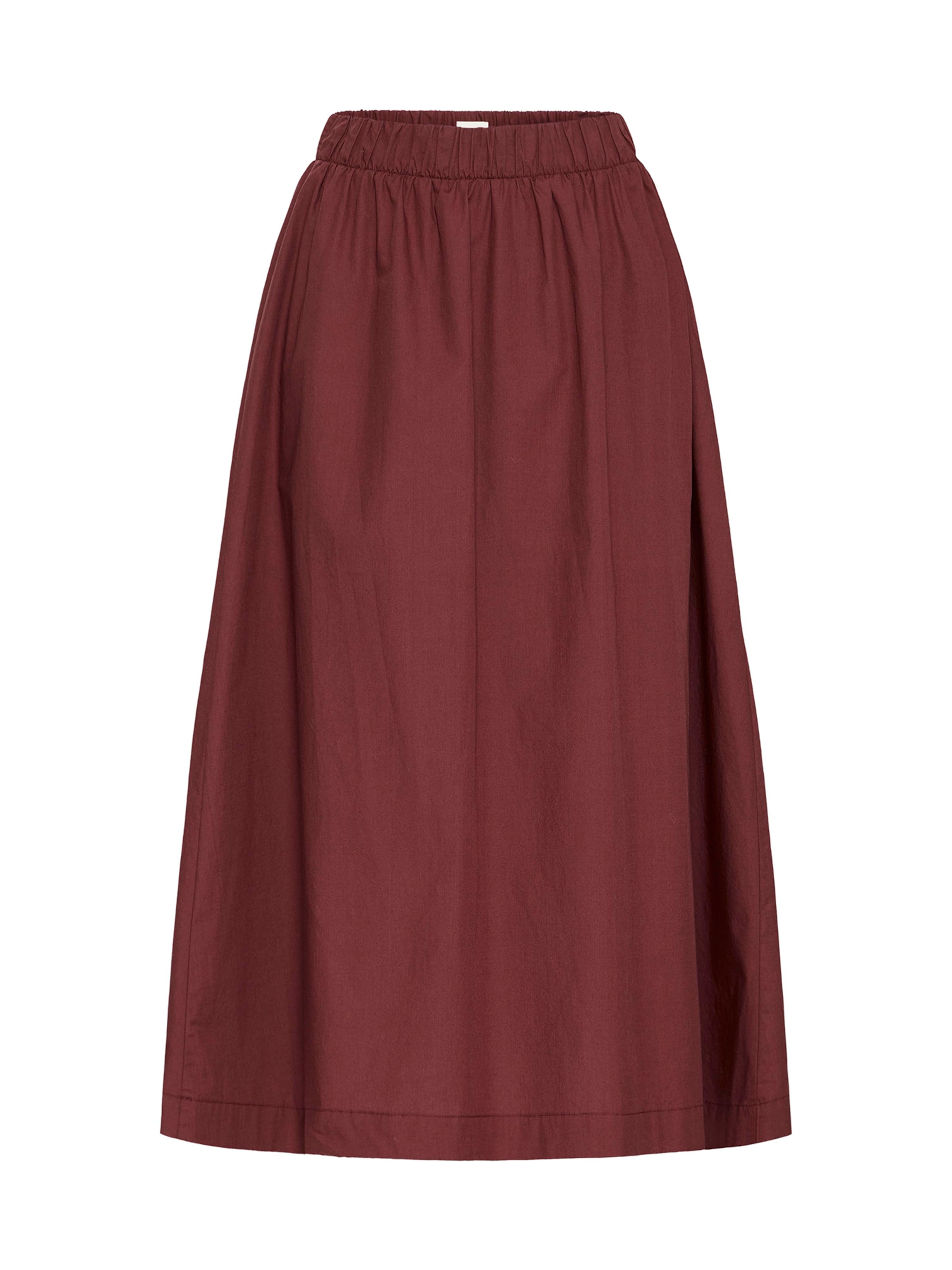 ICHI Skirt 'IHLELAYA' in Red: front