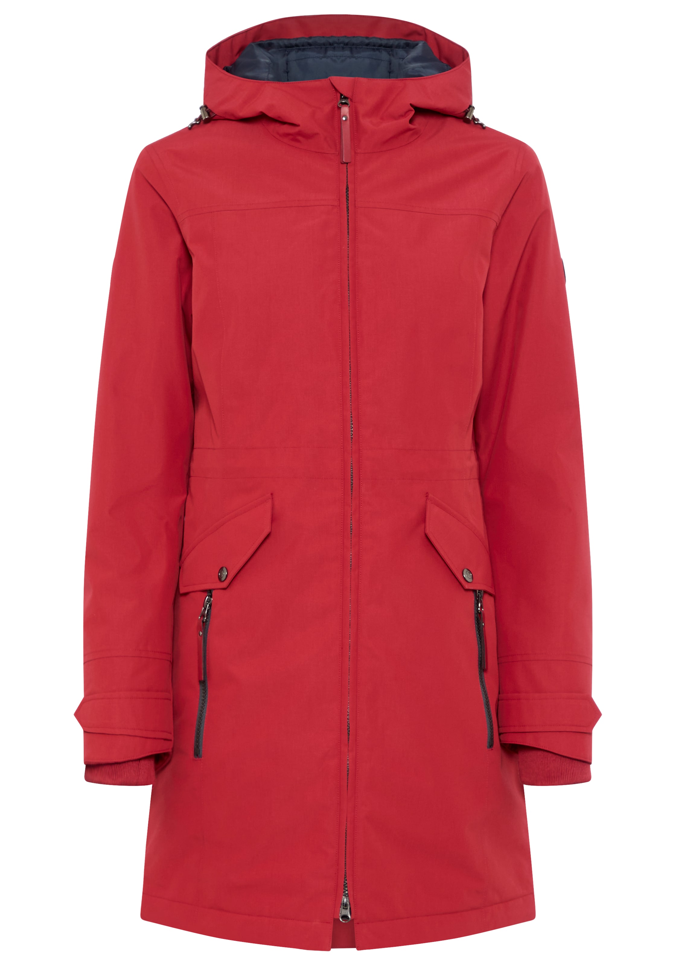 POLARINO Funktionsjacke in Rot: Vorderseite