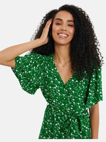Threadbare Shirt dress 'Fruit' in Green