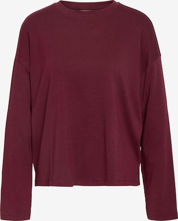 Noisy may Shirt 'NMMocca' in Lila: Vorderseite