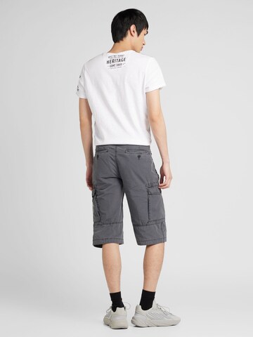 Regular Pantalon cargo CAMP DAVID en gris