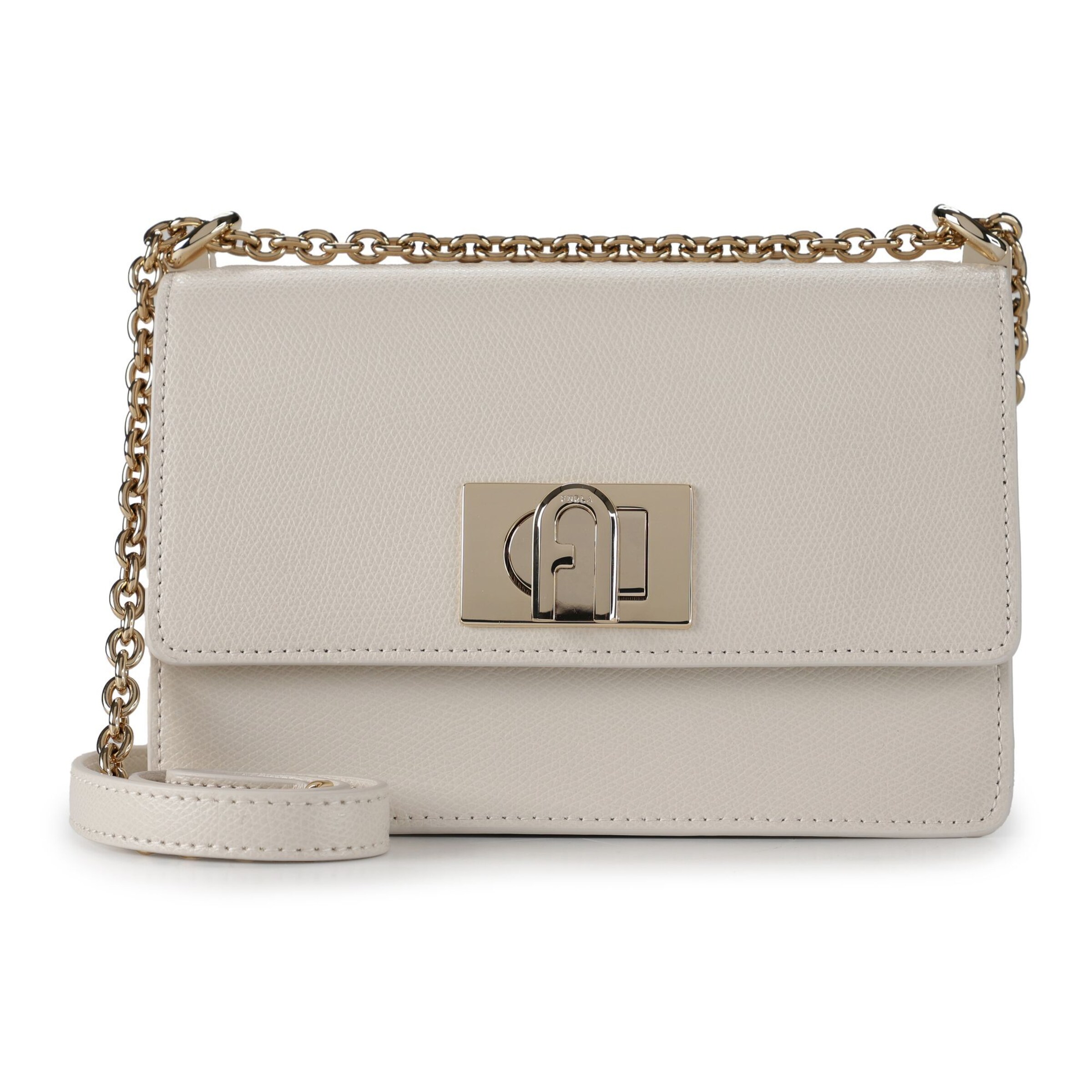 FURLA Crossbody Bag in Grey: front