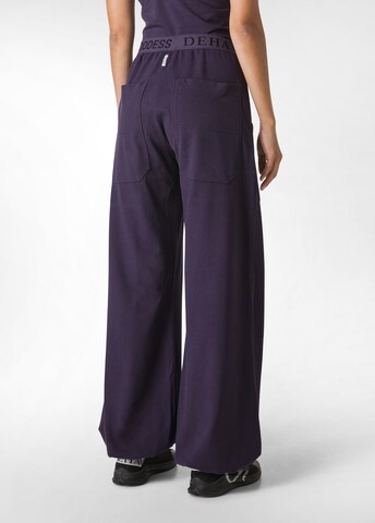 DEHA Wide leg Broek 'Magnum' in Lila