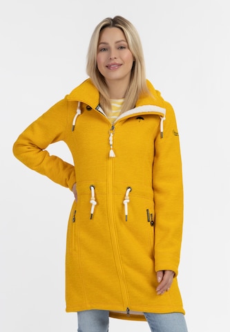 Schmuddelwedda Fleece jacket in Yellow: front