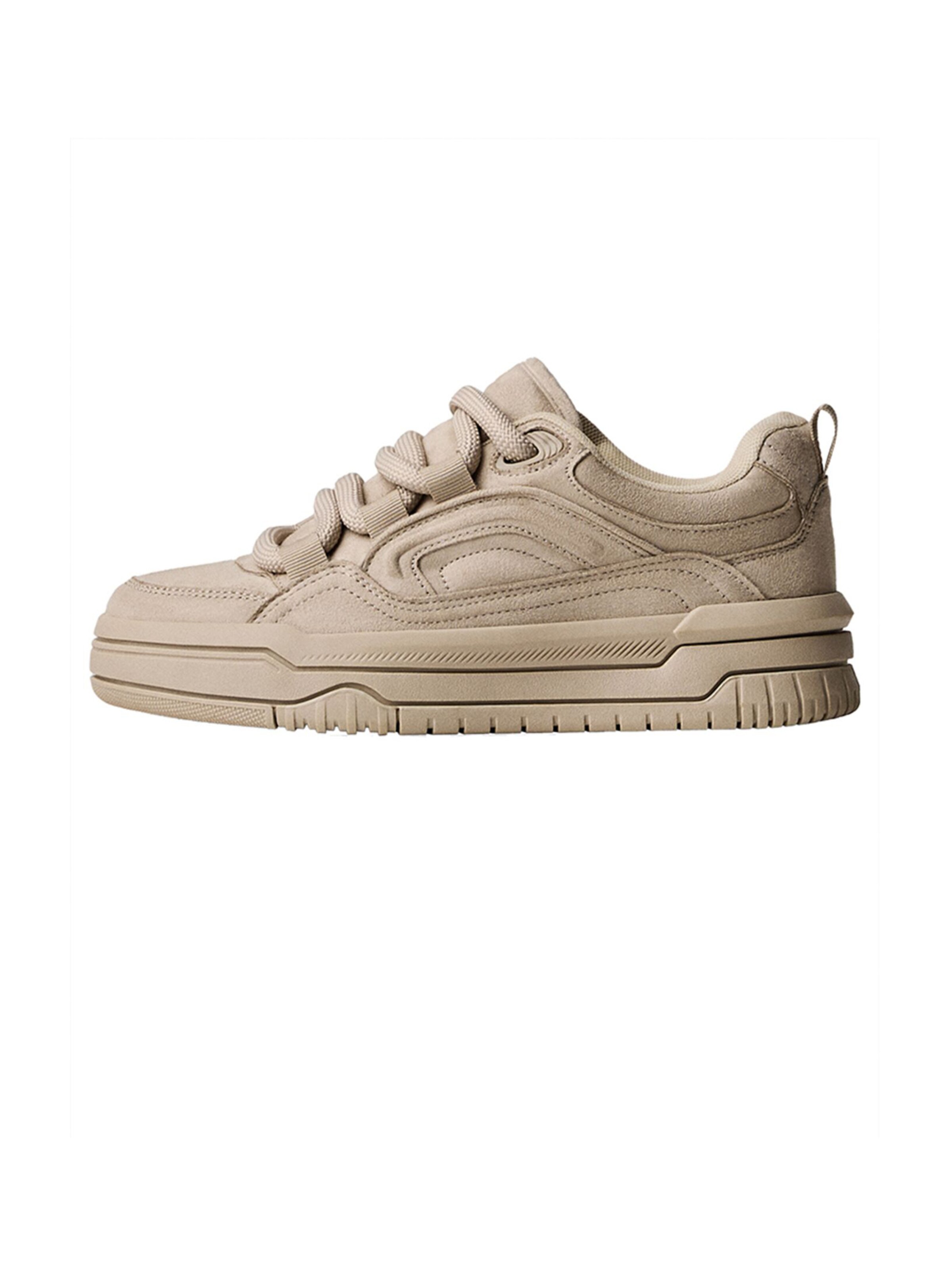 Bershka Sneakers in Beige