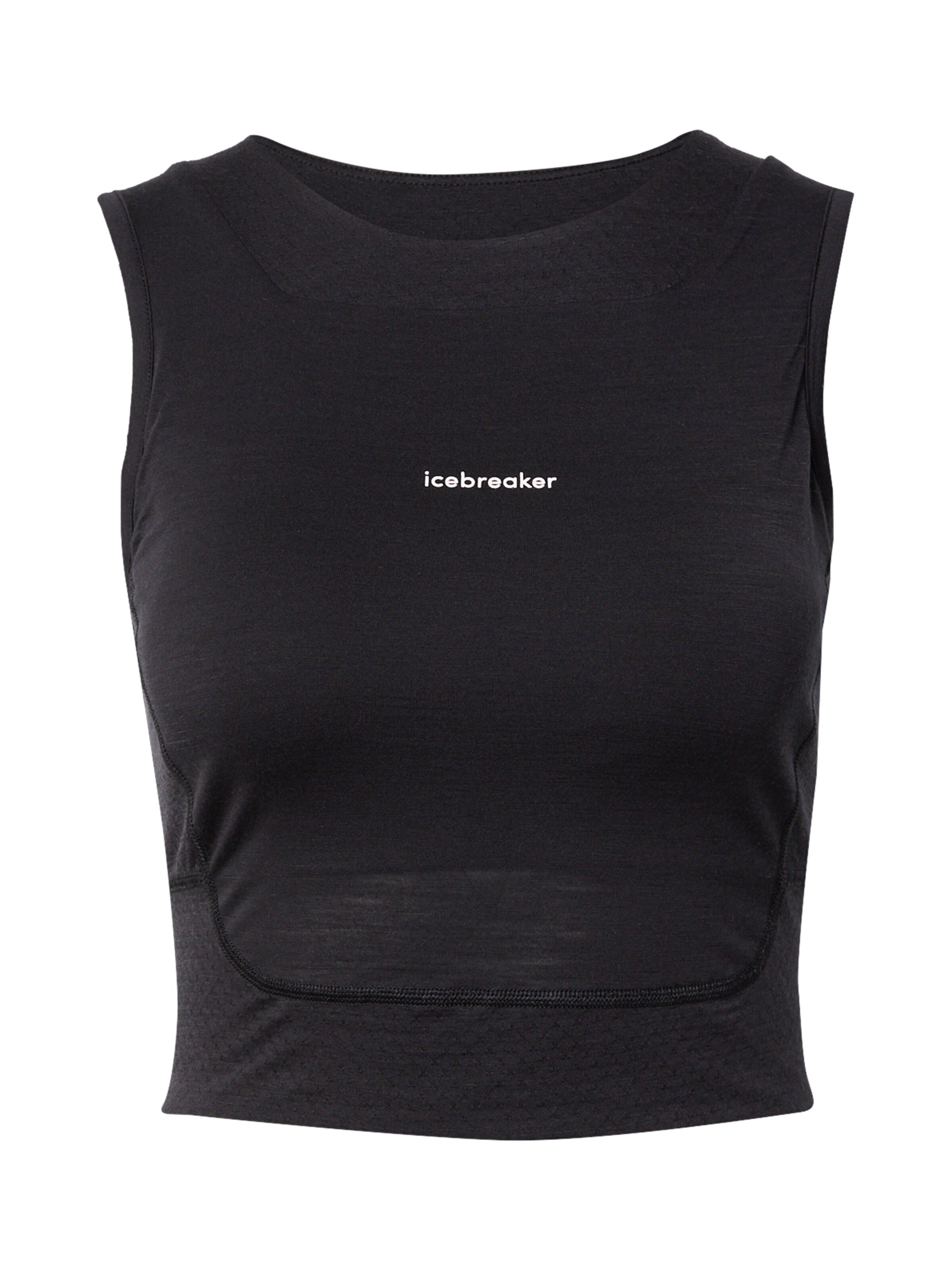 ICEBREAKER Top sportowy w kolorze czarny: przód