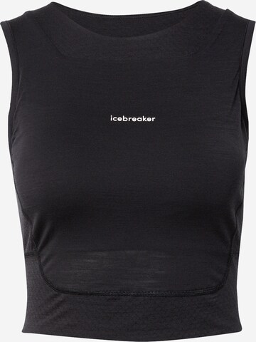 ICEBREAKER Sports top in Black: front