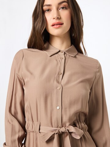 VILA Shirt Dress 'Lalane' in Brown