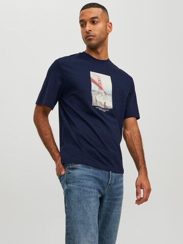 JACK & JONES T-Shirt 'Copenhagen' in Blau: predná strana