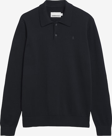 ARMEDANGELS KNIT POLO in Schwarz: Vorderseite