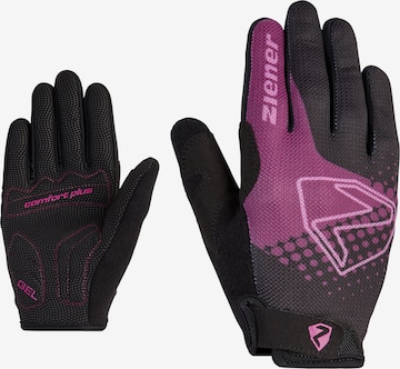 ZIENER Athletic Gloves 'COLO' in Purple: front