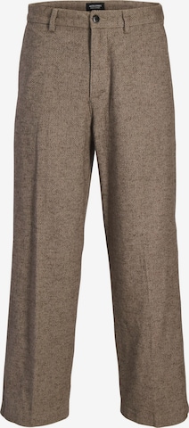 Pantalon à plis JACK & JONES en marron : devant