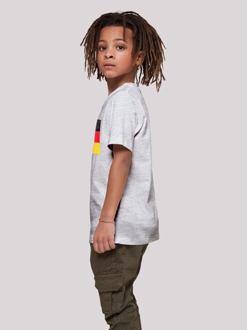 F4NT4STIC Shirt 'Germany Deutschland Flagge distressed' in Grijs