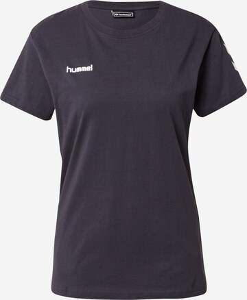 T-shirt fonctionnel Hummel en bleu : devant