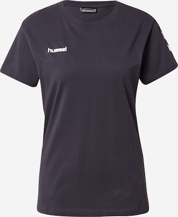 Hummel Functioneel shirt in Blauw: voorkant