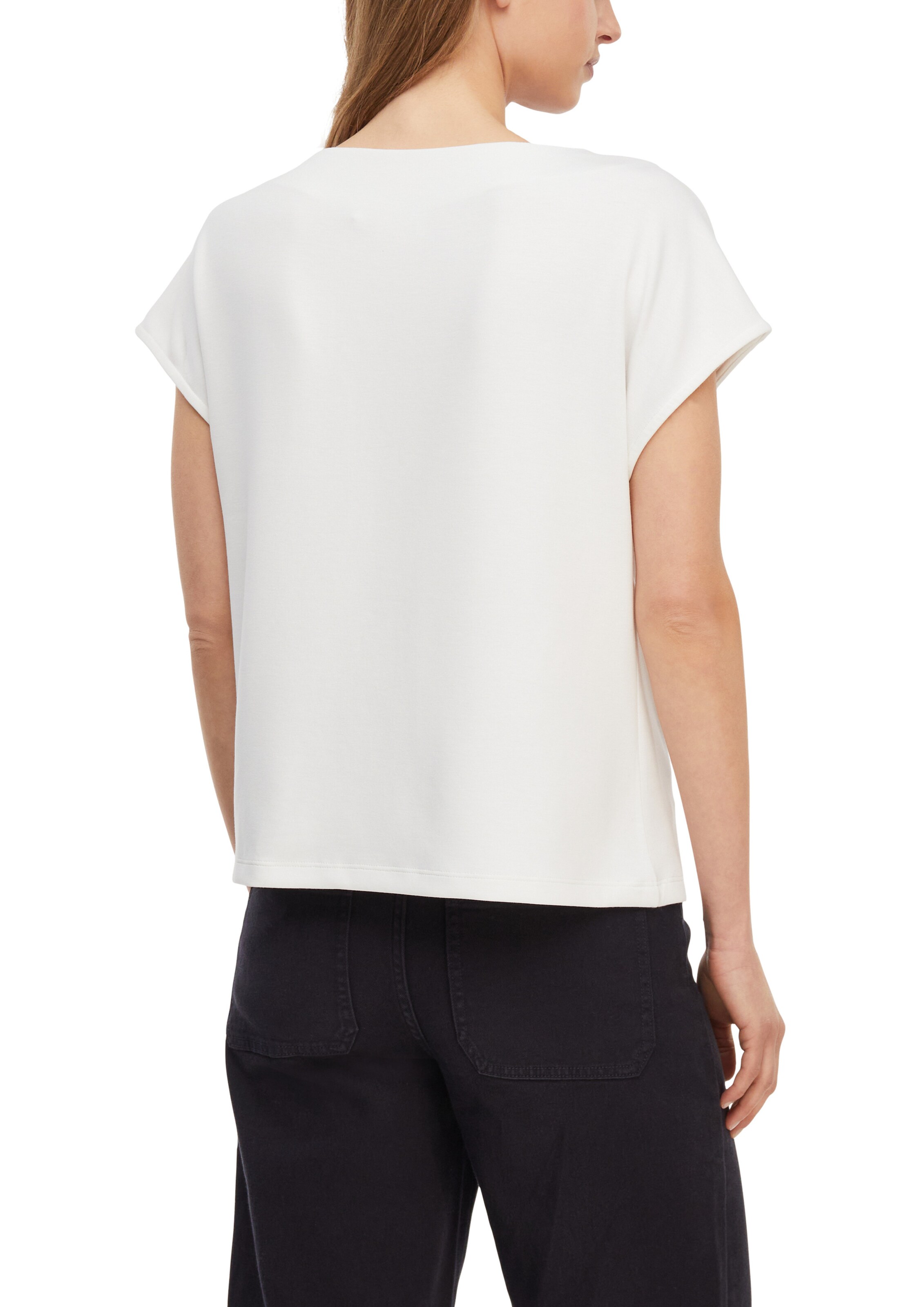 COMMA T-Shirt in Weiß