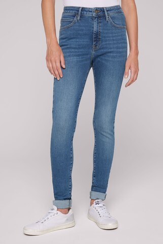 Soccx Slim fit Jeans in Blue: front