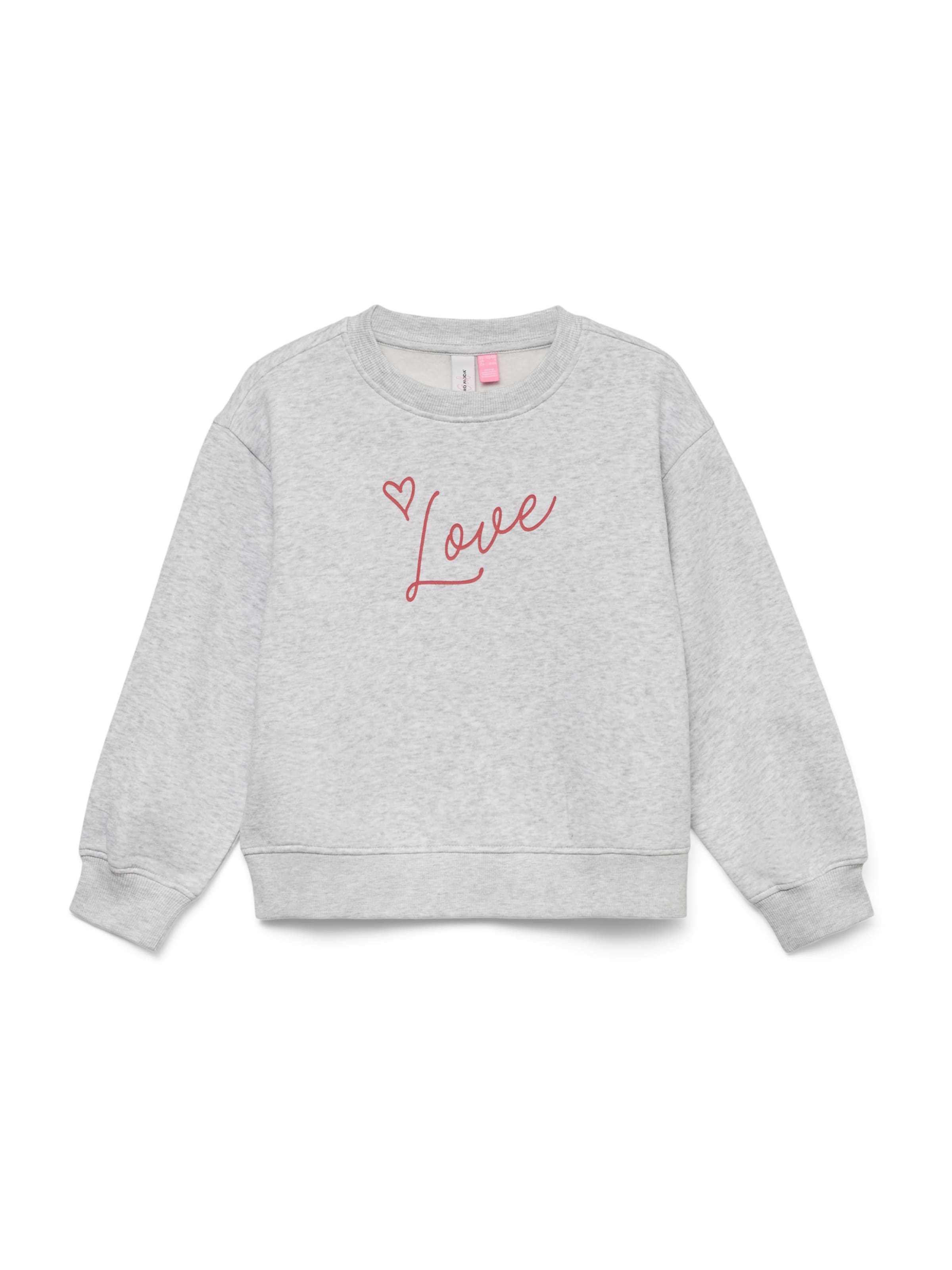 Vero Moda Girl Mikina 'VMTINA' – šedá: přední strana