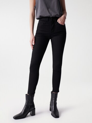 Salsa Jeans - Skinny Vaquero 'Faith' en negro: frente