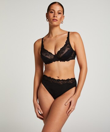 Hunkemöller Broekje 'Diva' in Zwart: voorkant